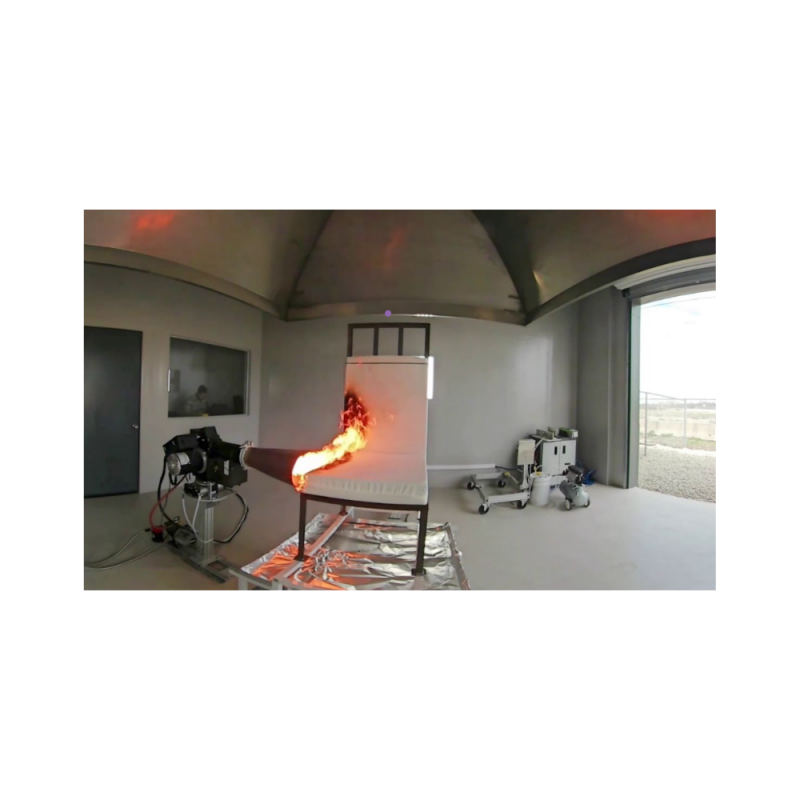 Thiết bị kiểm tra đánh giá khả năng chống cháy của đệm ghế máy bay với ngọn lửa cường độ cao